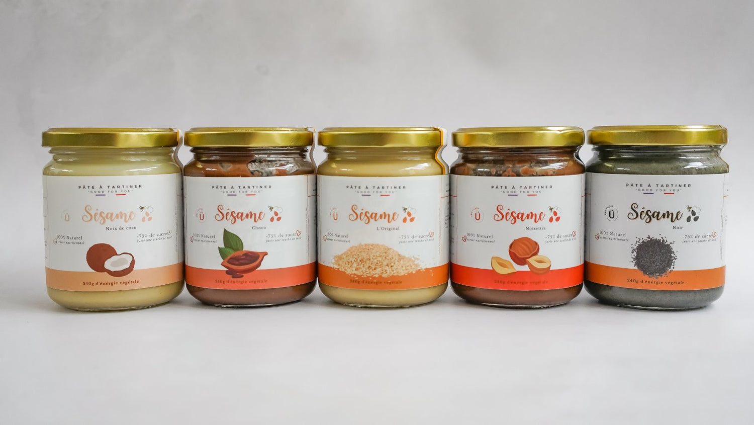 Pâtes à tartiner aux graines de sésame