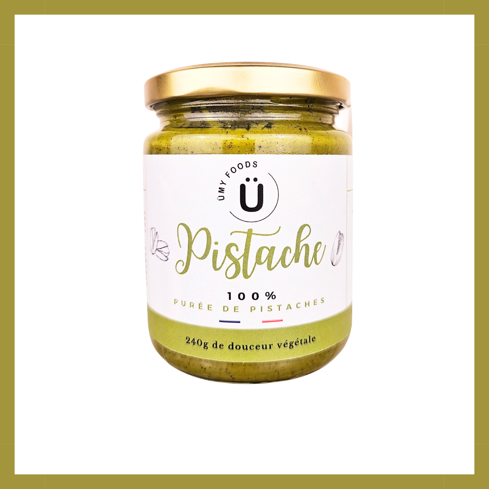Purée 100% pistaches, texture soyeuse - ÜMY – Les pâtes à tartiner ÜMY au  sésame